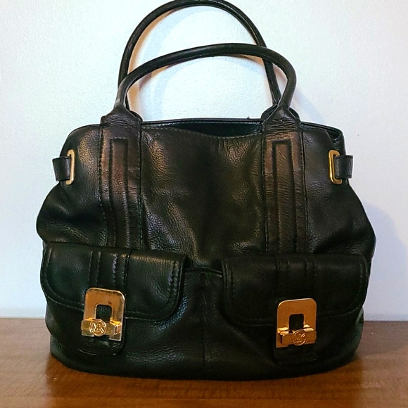 Michael Kors Handbags - Michael Kors Vintage Leather Bucket Bag